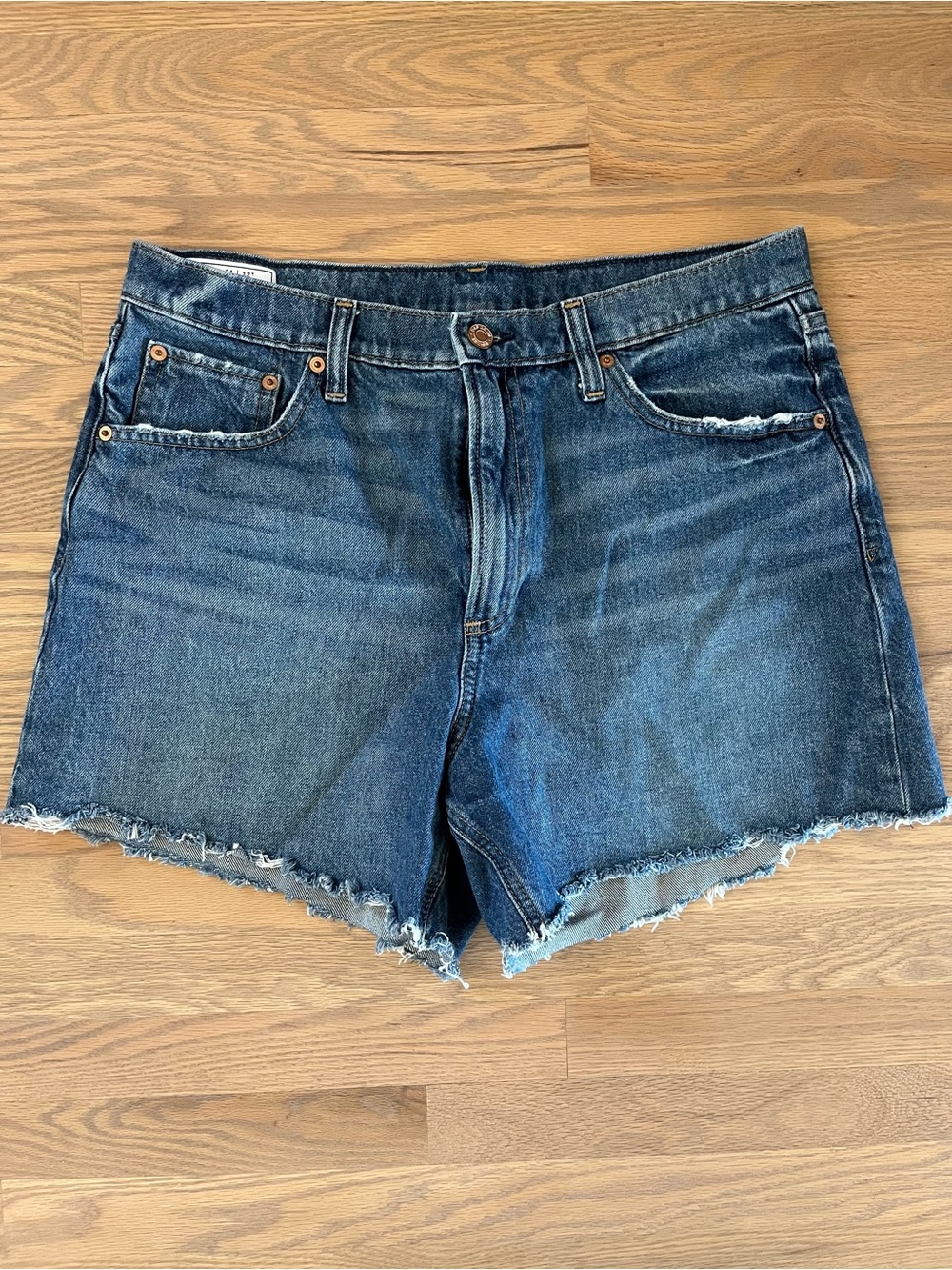 Lot of Four High Rise Denim Shorts - Mixed Washes size 31 - Picture 2 of 16